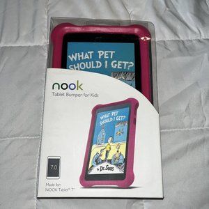 Nook Case: Tablet Bumper for Kids - Pink / Rose -  7 inches - NIB